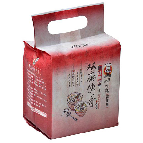 川味麻辣 乾拌麵(4包/袋) 呷什麵 純手工